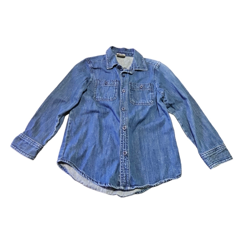 Crazy 8 Button down Denim shirt Blue Size S (5-6)